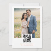 Cute Delicate Luxury Pink & Golden Floral Wreath Save The Date (Rückseite)
