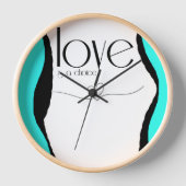 cute design girl uhr (Vorderseite)