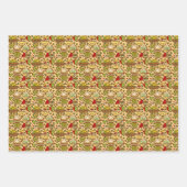 Cute dessert-inspired patterns wrapping paper geschenkpapier set (Vorderseite)