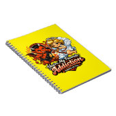 Cute Devil & Angel Valentine Day Love Design Notizblock (Rechte Seite)