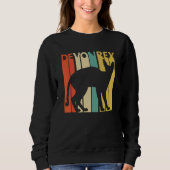 Cute Devon Rex Cat Sweatshirt (Vorderseite)