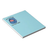 Cute “Did You Pack Your Brain Today?” Brain Pun Notizblock (angewinkelt)