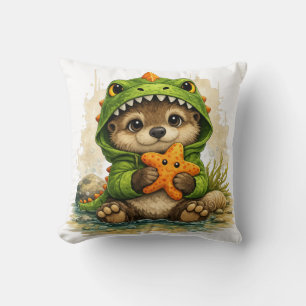 Cute Dinosaur Bear Starfish Pillow Kawaii Kids Roo Kissen