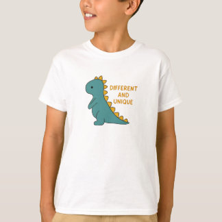 Cute Dinosaur Different and Unique Self-Acceptance T-Shirt