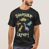 Cute Dinosaur Expert Design T-Shirt (Vorderseite)