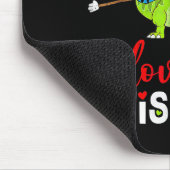 Cute Dinosaur I Love You This Much Valentines Day  Mousepad (Ecke)