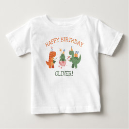 Cute Dinosaur Kids Birthday Guest of Honor T-Shirt
