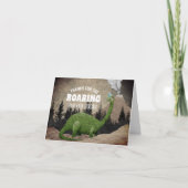 Cute Dinosaur Prehistoric Boys Birthday Dankeskarte (Vorderseite)