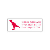   cute dinosaur red silhouette permastempel (Design)