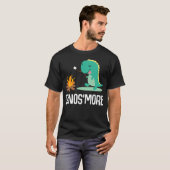 Cute Dinos'more Camping Dinosaur Camp S'more Campe T-Shirt (Vorne ganz)