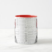 Cute Doberman Pinscher Lover Christmas Holiday Tasse (Zentrum)