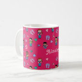 Cute Doctors and Nurses with Newborns Kaffeetasse (Vorderseite Links)