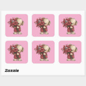 Cute Dog 3 Inch Sticker – Adorable Kawaii Design (Blatt)