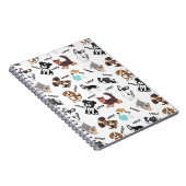 Cute Dog and Woof! Notizblock (Rechte Seite)