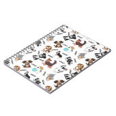 Cute Dog and Woof! Notizblock (Linke Seite)