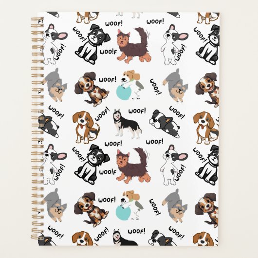 Cute Dog and Woof! Planer (Vorderseite)