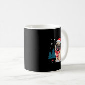 Cute Dog Christmas Valentines Design  Kaffeetasse (VorderseiteRechts)