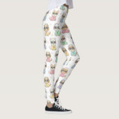 Cute Dog Leggings for Women – Colorful Cartoon (Rechts)