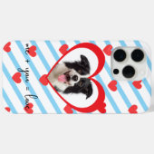 Cute Dog Love Phone Case – Me + You = Love – Adora (Rückseite (Horizontal))