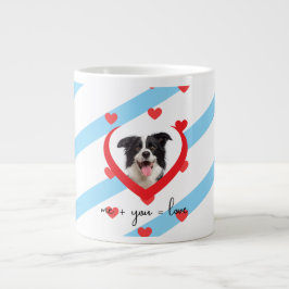 Cute Dog Love Phone Case – Me + You = Love – Adora Jumbo-Tasse
