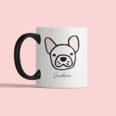 Cute Dog Lover Dog Mom Dog Dad | Frenchie Zweifarbige Tasse
