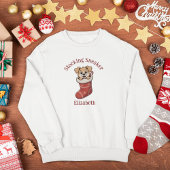 Cute Dog Matching Family Christmas Sweatshirt