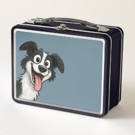 Cute Dog  Metall Brotdose