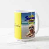 Cute Dog Mug Kaffeetasse (VorderseiteRechts)