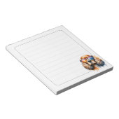 Cute Dog Notepad Dog Lover Notes & To-Do Pad Notizblock (angewinkelt)