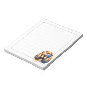 Cute Dog Notepad Dog Lover Notes & To-Do Pad Notizblock (Rotiert)