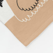 Cute Dog Pattern Fleecedecke (Ecke)