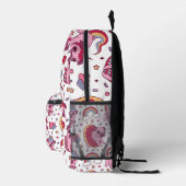 Cute dog pattern for dog lovers bedruckter rucksack (Rechts)