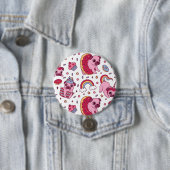 Cute dog pattern for dog lovers button (Beispiel)