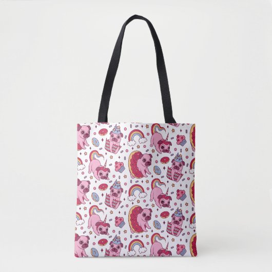 Cute dog pattern for dog lovers tasche (Vorderseite)