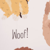 Cute Dog Pattern for Your Kid Room Tapete (Naht)