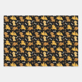 Cute Dog Pattern Geschenkpapier Set (Vorderseite)