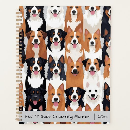 Cute Dog Planner Planer (Vorderseite)