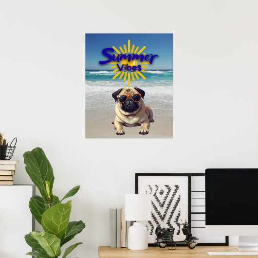Cute Dog Print, Value Poster Paper (Semi-Gloss) (Heimbüro)