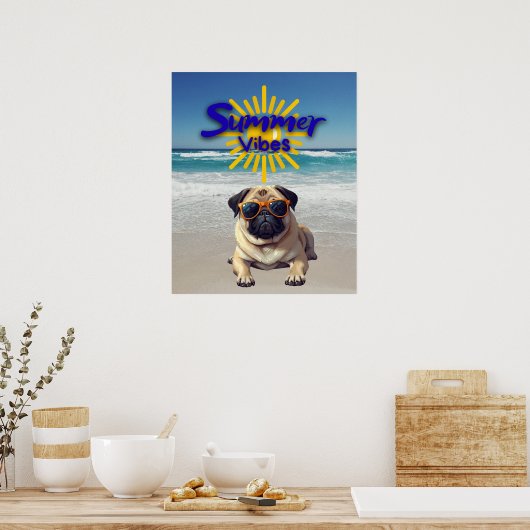 Cute Dog Print, Value Poster Paper (Semi-Gloss) (Küche)