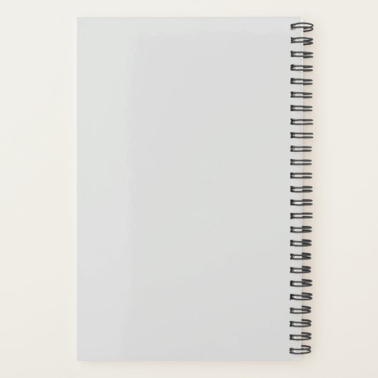 Cute Dog Puppy Blooming Tree 2026 Personalized Planer (Rückseite)