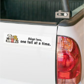 Cute Dog Rescue Sticker - One Tail at a Time  Autoaufkleber (Auf Lkw)