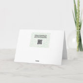 Cute Dog Running Beach Art Journey Job Card Karte (Rückseite)