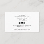 Cute Dog Walker Pet Sitter Business Card Visitenkarte (Rückseite)