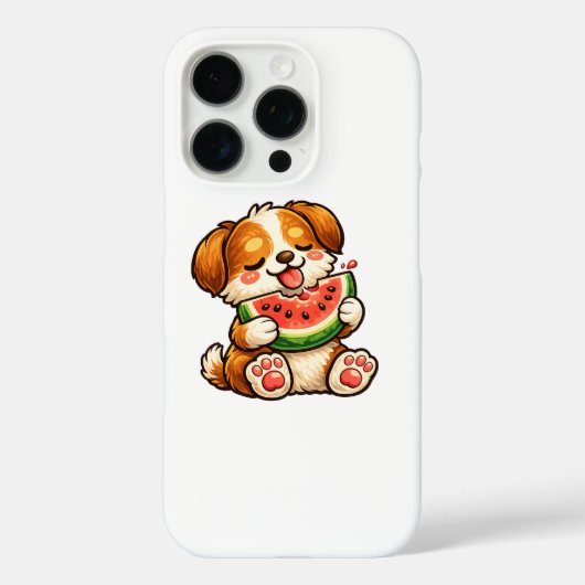 Cute Dog Watermelon Case-Mate iPhone Hülle (Rückseite)