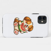 Cute Dog Watermelon Case-Mate iPhone Hülle (Rückseite (Horizontal))