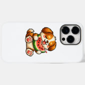 Cute Dog Watermelon Case-Mate iPhone Hülle (Rückseite (Horizontal))