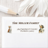 Cute dogs and cats look up Personalized (Insitu)