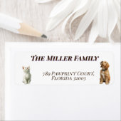 Cute dogs and cats look up Personalized (Insitu)