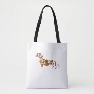 Cute Dogs As Dachshund Funny Wirehaired Dachshund. Tasche