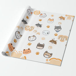 CUTE DOGS GESCHENKPAPIER